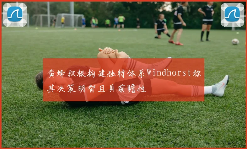 黄蜂积极构建独特体系Windhorst称其决策明智且具前瞻性